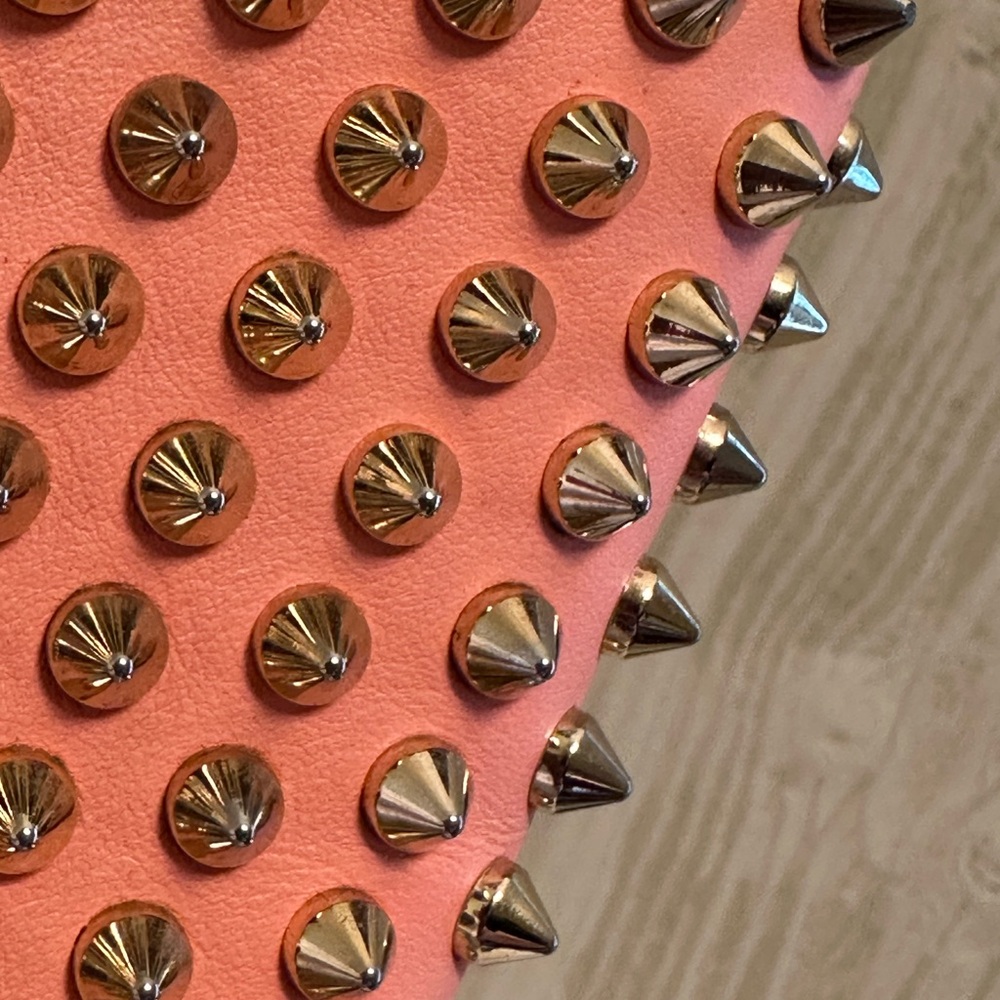 Christian Louboutin Tribouli Leather Handbag in Coral/Peach - Picture 13 of 15